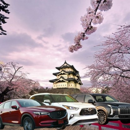 Сравнение автомобилей: Hyundai Palisade и Toyota Highlander 4-е поколение и Mazda CX8